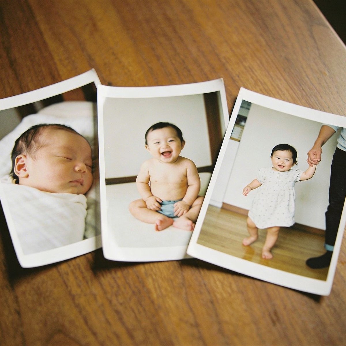 Infographie comparative des différents âges pour une séance photo bébé